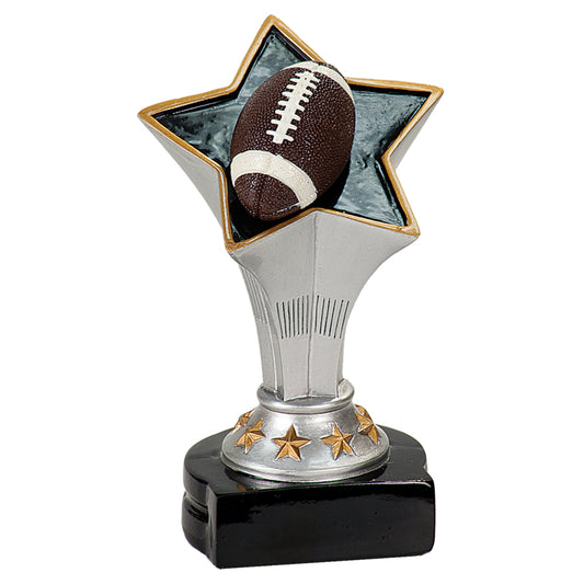 Football Rising Star Resin Trophy